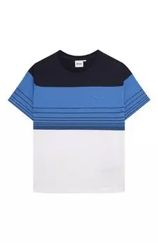 Хлопковая футболка BOSS