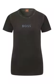 Хлопковая футболка BOSS