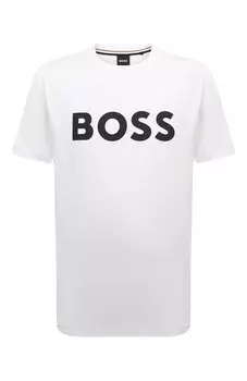 Хлопковая футболка BOSS