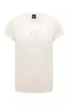 Хлопковая футболка BOSS