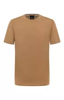 Хлопковая футболка BOSS