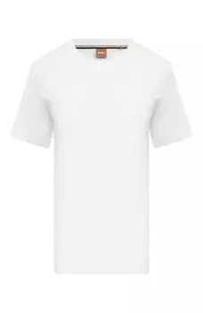 Хлопковая футболка BOSS