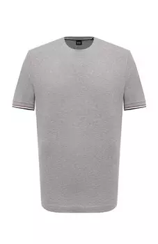 Хлопковая футболка BOSS