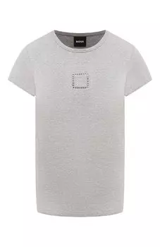 Хлопковая футболка BOSS