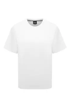 Хлопковая футболка BOSS