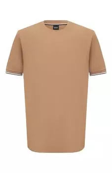 Хлопковая футболка BOSS