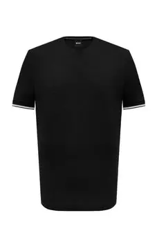 Хлопковая футболка BOSS