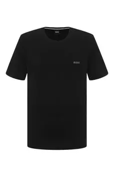 Хлопковая футболка BOSS