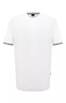 Хлопковая футболка BOSS