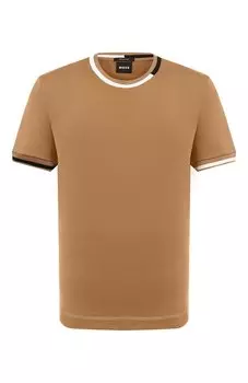 Хлопковая футболка BOSS