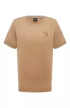 Хлопковая футболка BOSS