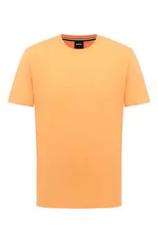 Хлопковая футболка BOSS