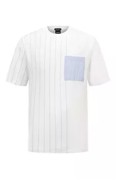 Хлопковая футболка BOSS