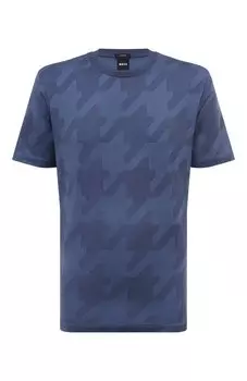 Хлопковая футболка BOSS