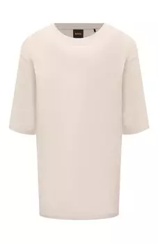 Хлопковая футболка BOSS