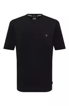 Хлопковая футболка BOSS