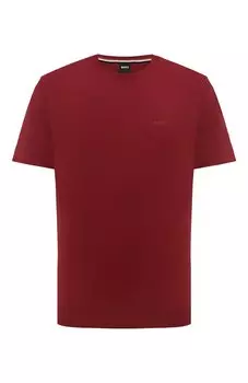 Хлопковая футболка BOSS