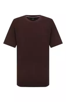 Хлопковая футболка BOSS