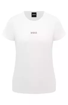 Хлопковая футболка BOSS