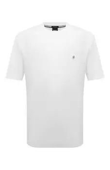 Хлопковая футболка BOSS