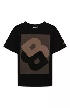 Хлопковая футболка BOSS