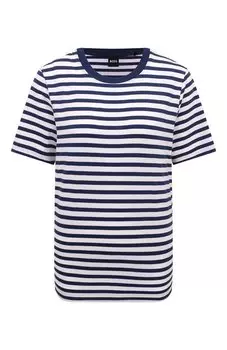 Хлопковая футболка BOSS