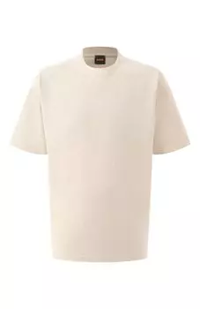 Хлопковая футболка BOSS Orange