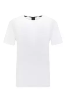 Хлопковая футболка BOSS