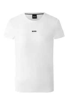 Хлопковая футболка BOSS