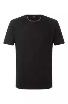 Хлопковая футболка BOSS