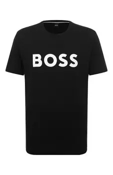 Хлопковая футболка BOSS