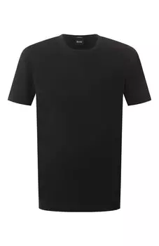 Хлопковая футболка BOSS