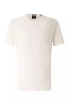 Хлопковая футболка BOSS