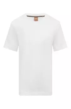 Хлопковая футболка BOSS