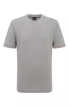 Хлопковая футболка BOSS