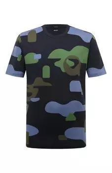 Хлопковая футболка BOSS