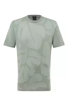 Хлопковая футболка BOSS