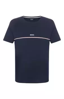 Хлопковая футболка BOSS