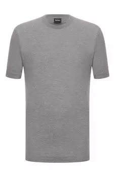 Хлопковая футболка BOSS