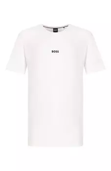 Хлопковая футболка BOSS