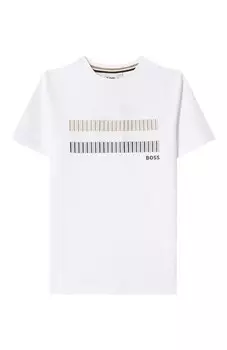 Хлопковая футболка BOSS