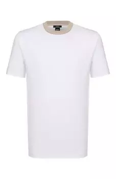 Хлопковая футболка BOSS