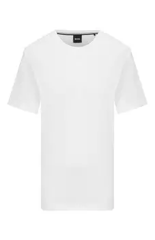 Хлопковая футболка BOSS