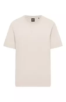 Хлопковая футболка BOSS