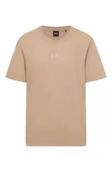 Хлопковая футболка BOSS