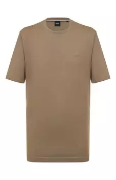 Хлопковая футболка BOSS