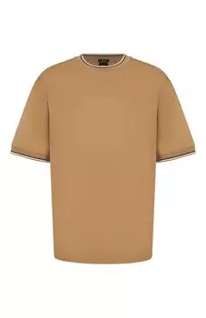 Хлопковая футболка BOSS