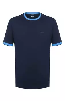 Хлопковая футболка BOSS