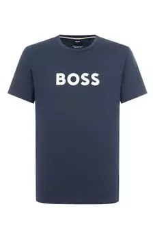 Хлопковая футболка BOSS
