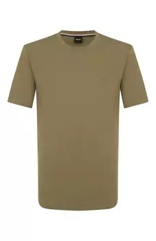 Хлопковая футболка BOSS